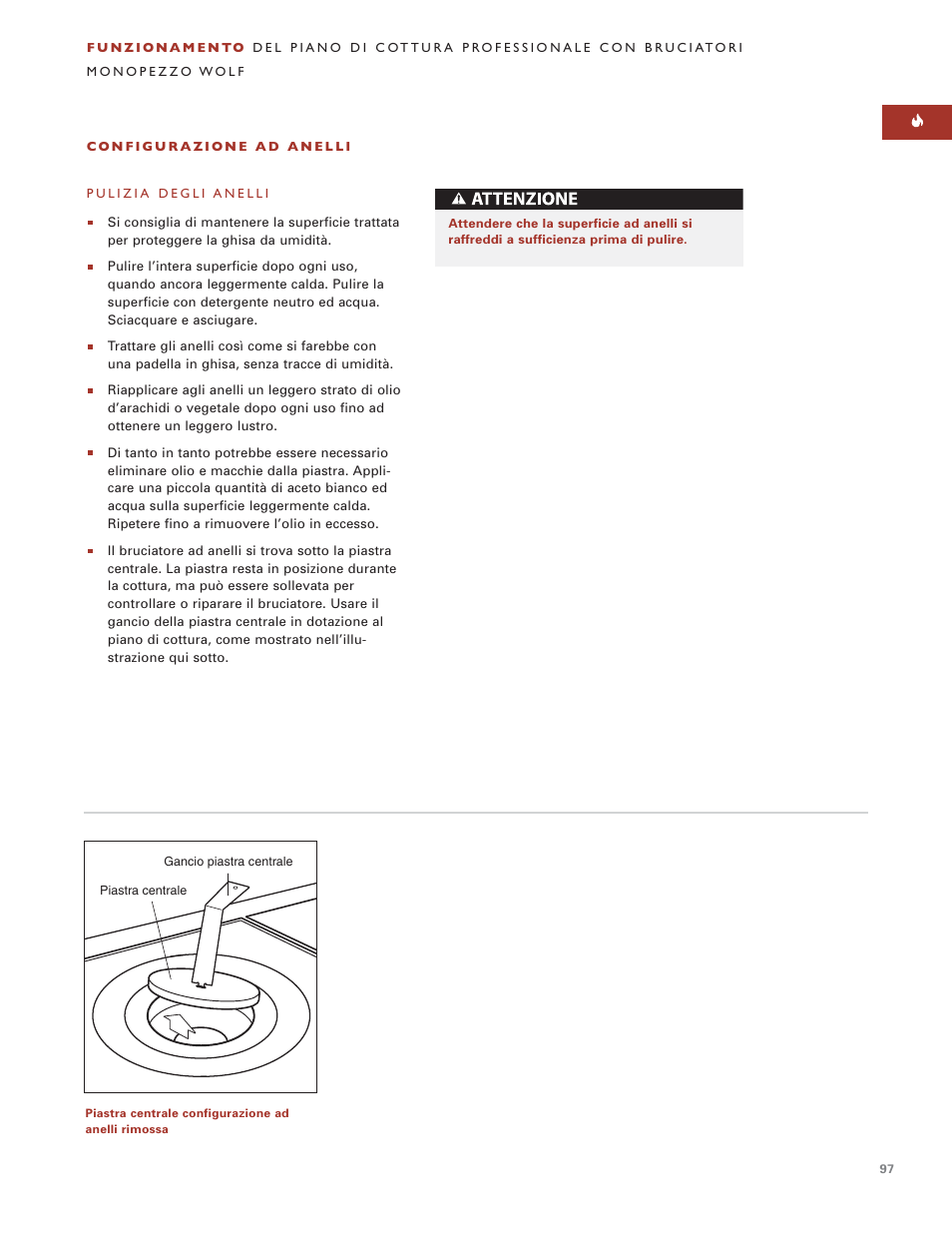 Sub-Zero Sealed Burner RangeTop User Manual | Page 97 / 130