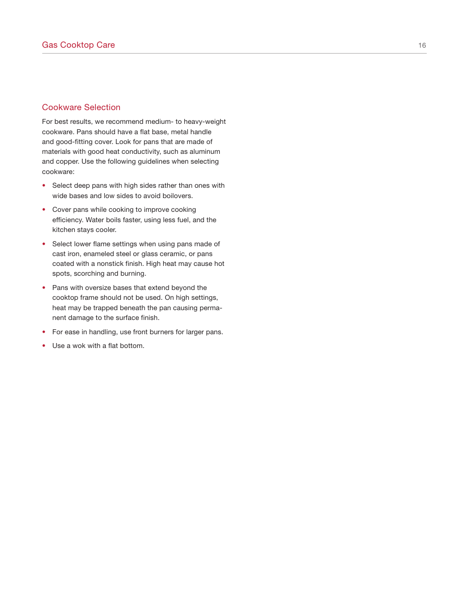 Sub-Zero CT30G User Manual | Page 16 / 20
