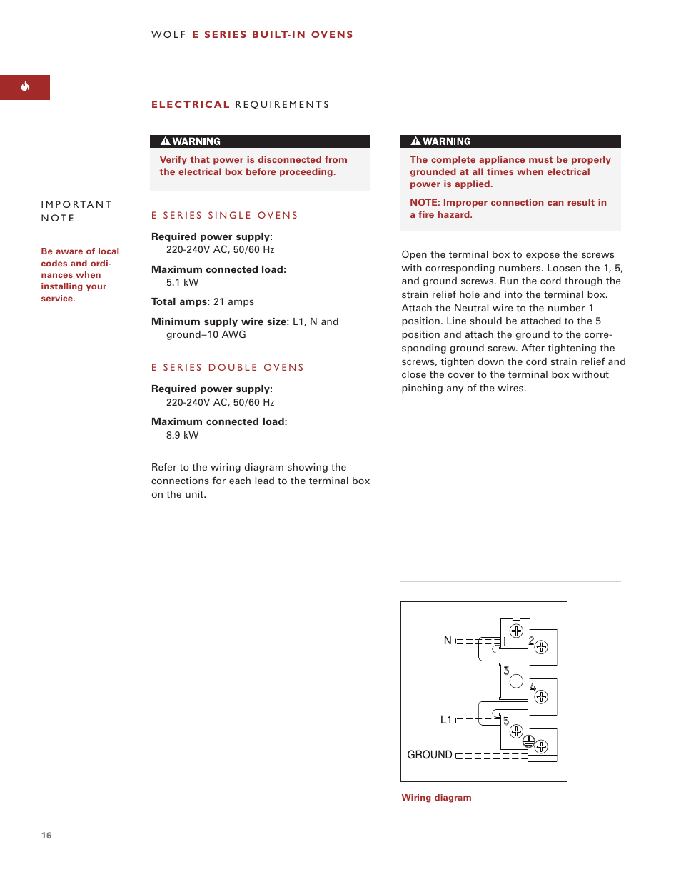 Sub-Zero e Series User Manual | Page 16 / 94