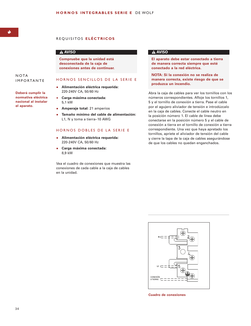 Sub-Zero e Series User Manual | Page 34 / 94