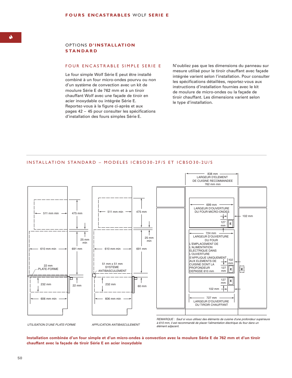 Sub-Zero e Series User Manual | Page 50 / 94