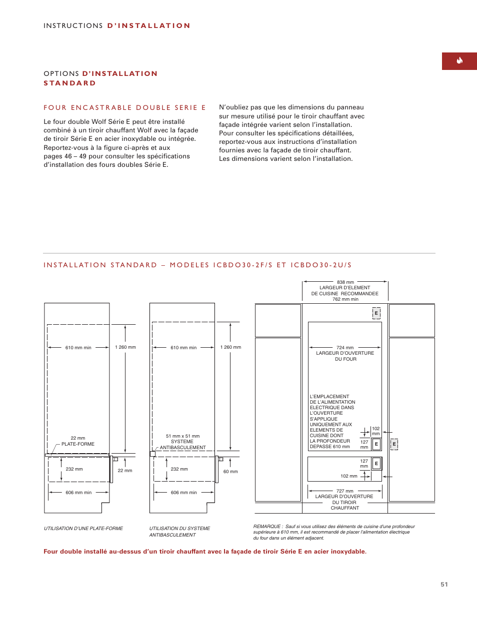 Sub-Zero e Series User Manual | Page 51 / 94