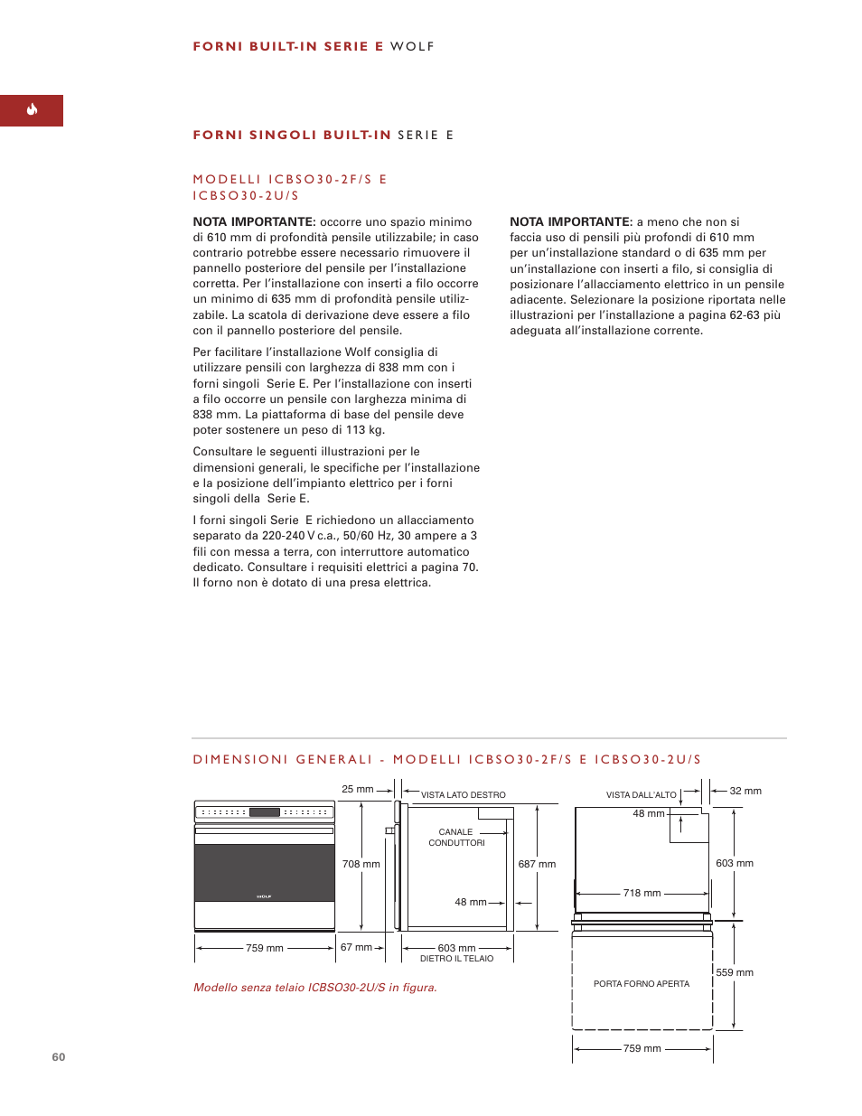 Sub-Zero e Series User Manual | Page 60 / 94