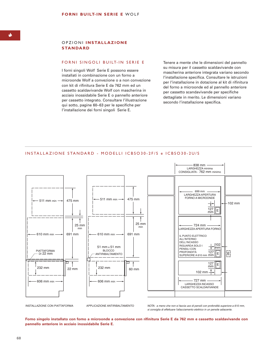 Sub-Zero e Series User Manual | Page 68 / 94