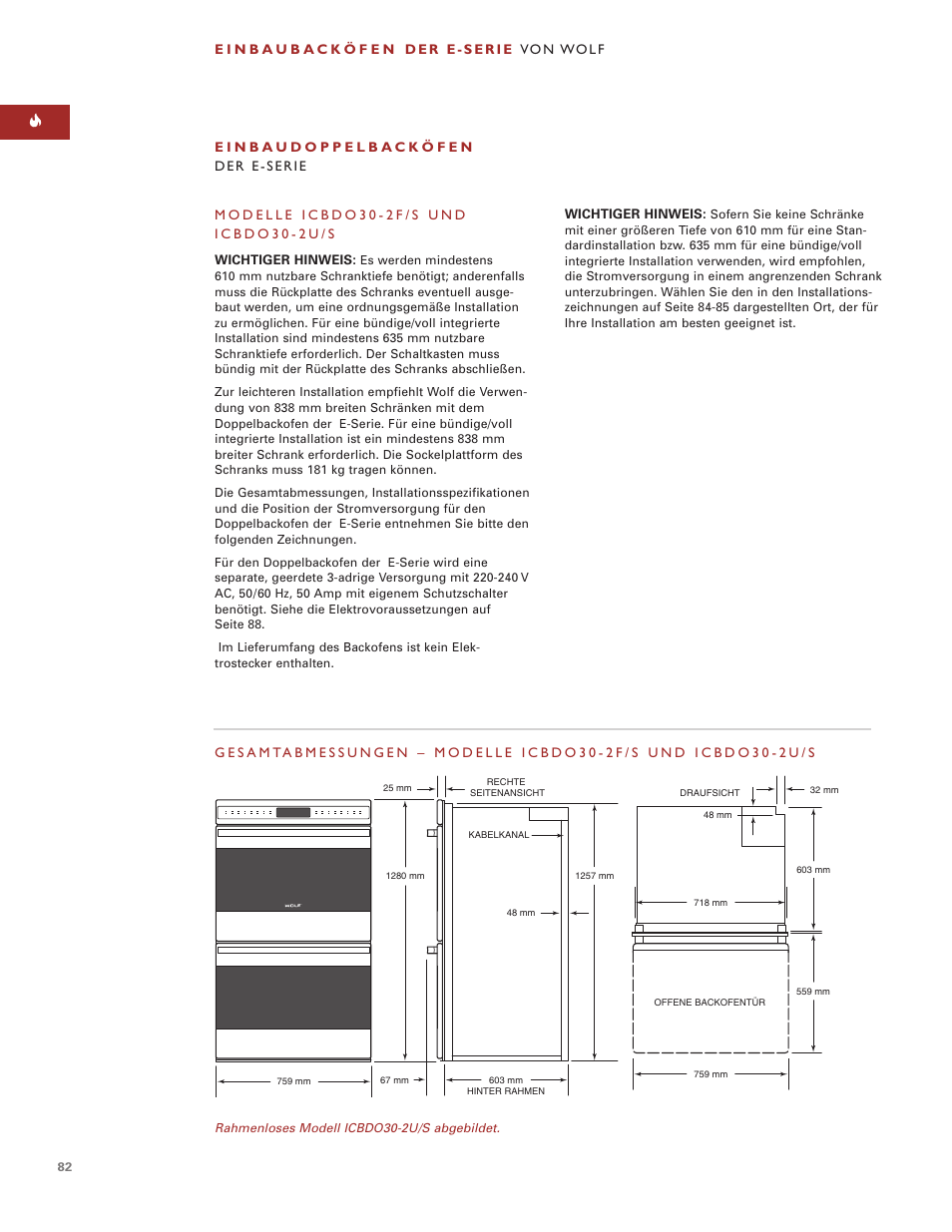 Sub-Zero e Series User Manual | Page 82 / 94