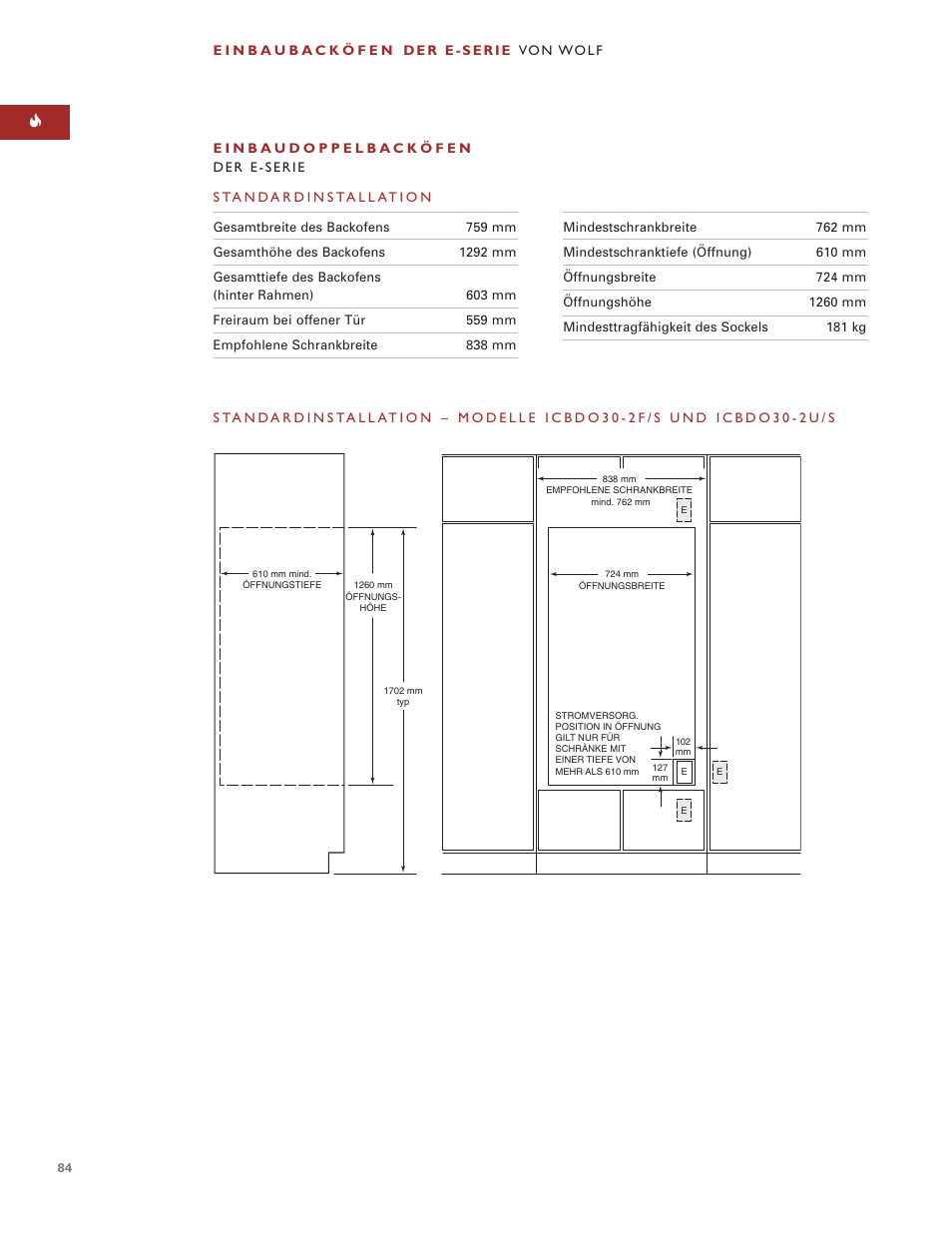 Sub-Zero e Series User Manual | Page 84 / 94