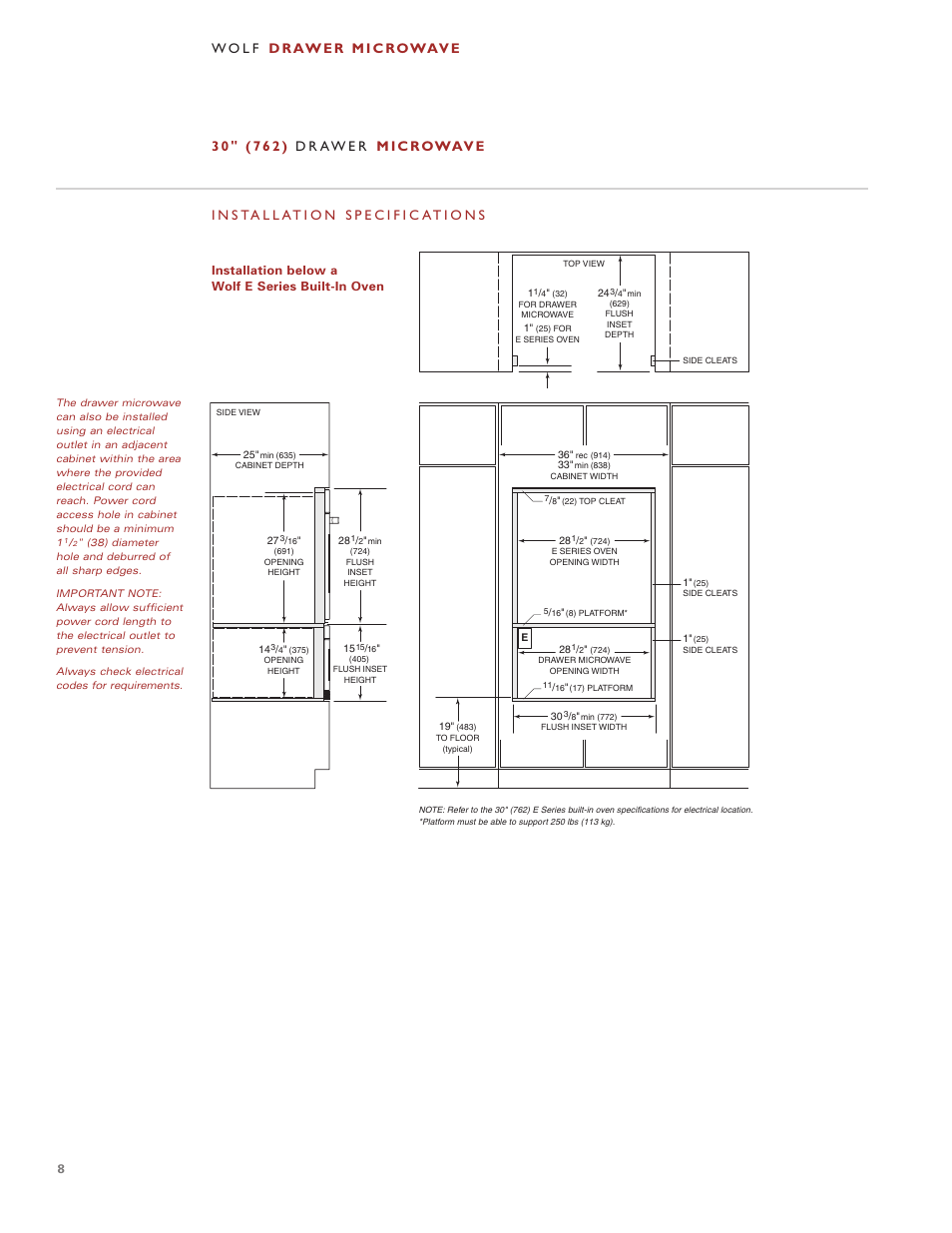 Sub-Zero Drawer Microwave User Manual | Page 8 / 12
