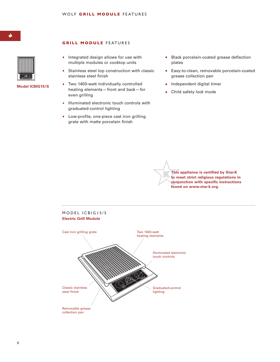 Sub-Zero ICBIG15/S User Manual | Page 8 / 60