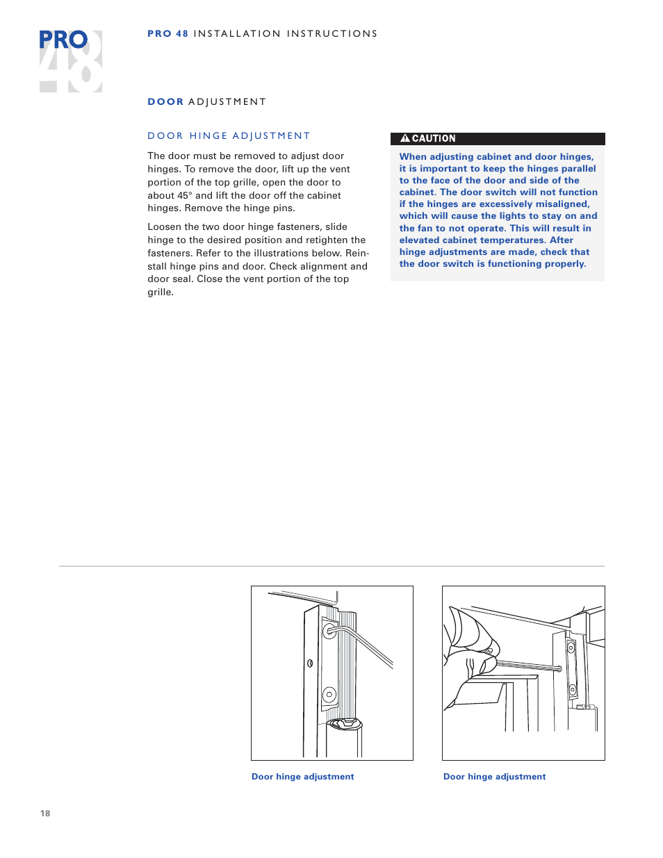 Sub-Zero PRO 48 User Manual | Page 18 / 76