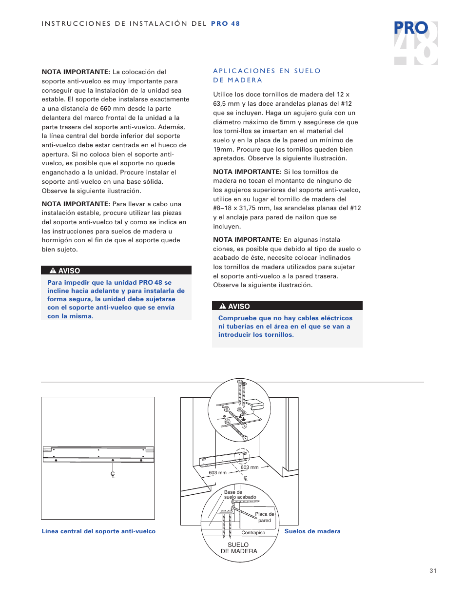 Sub-Zero PRO 48 User Manual | Page 31 / 76