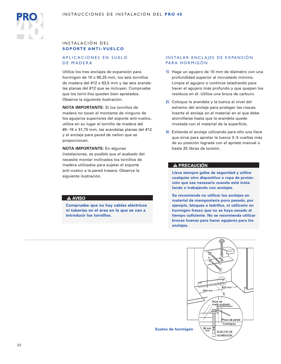 Sub-Zero PRO 48 User Manual | Page 32 / 76