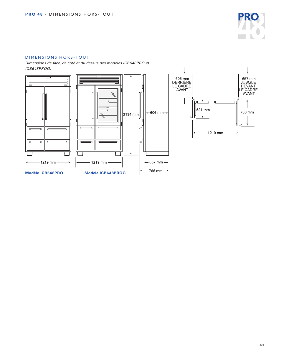 Sub-Zero PRO 48 User Manual | Page 43 / 76