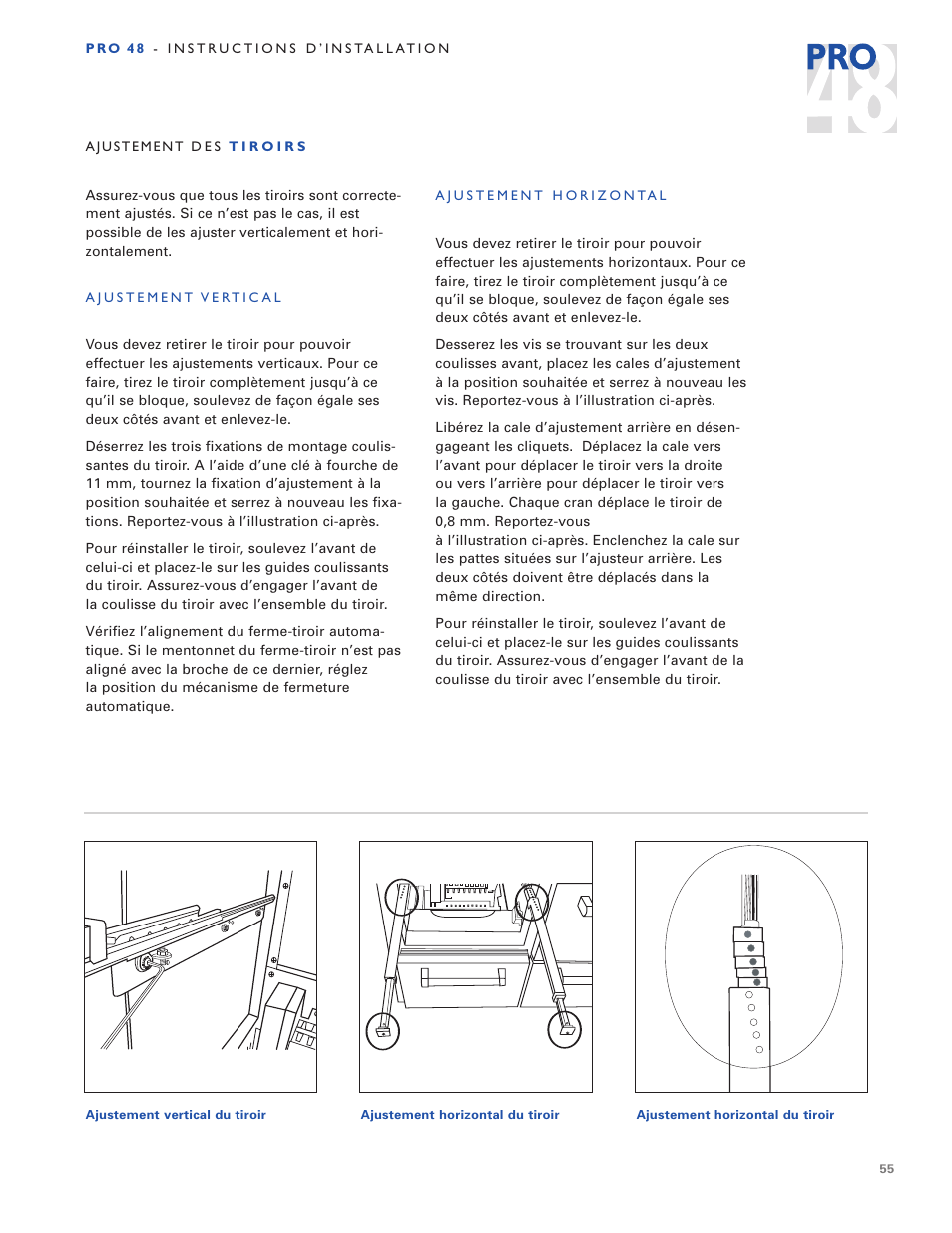 Sub-Zero PRO 48 User Manual | Page 55 / 76