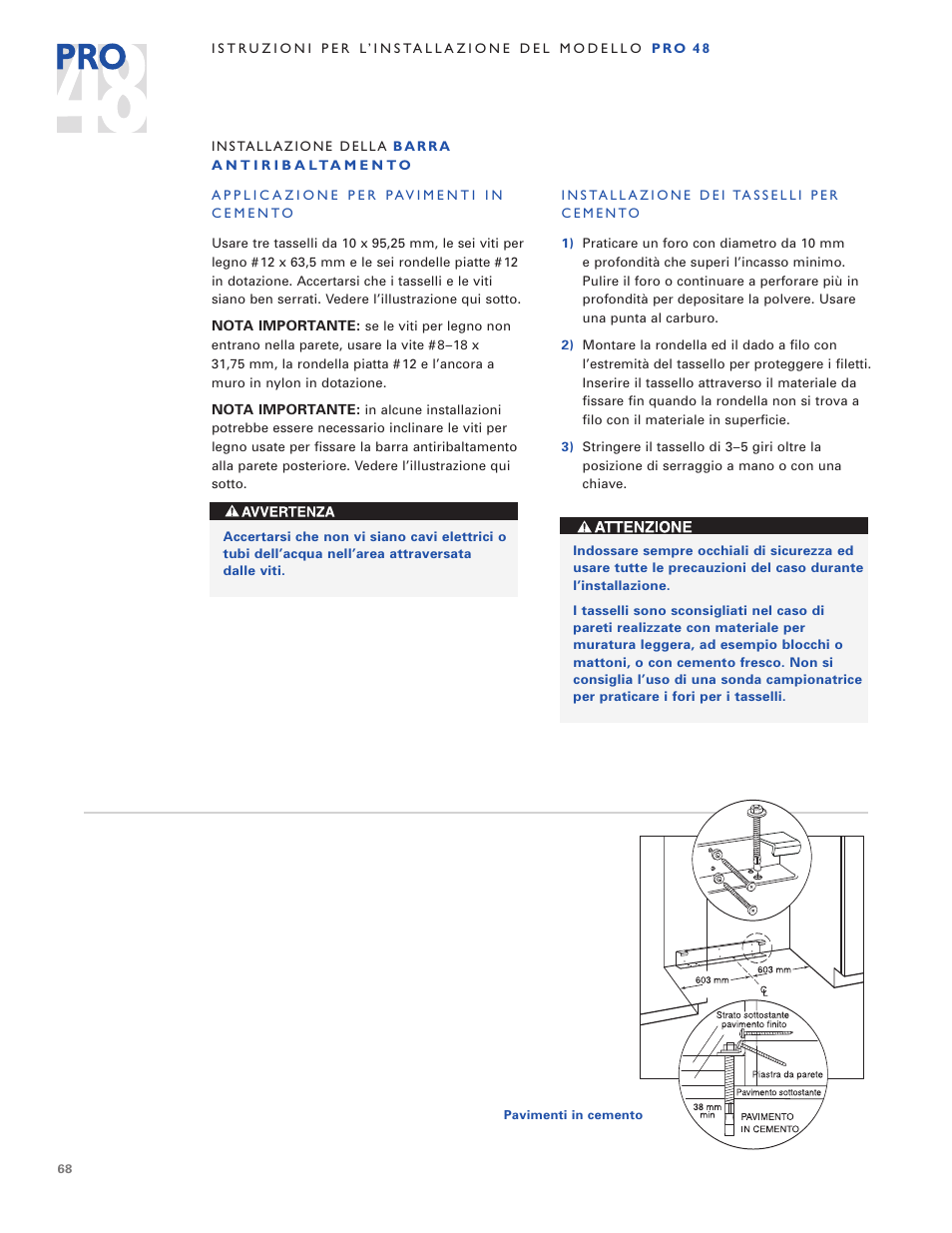 Sub-Zero PRO 48 User Manual | Page 68 / 76