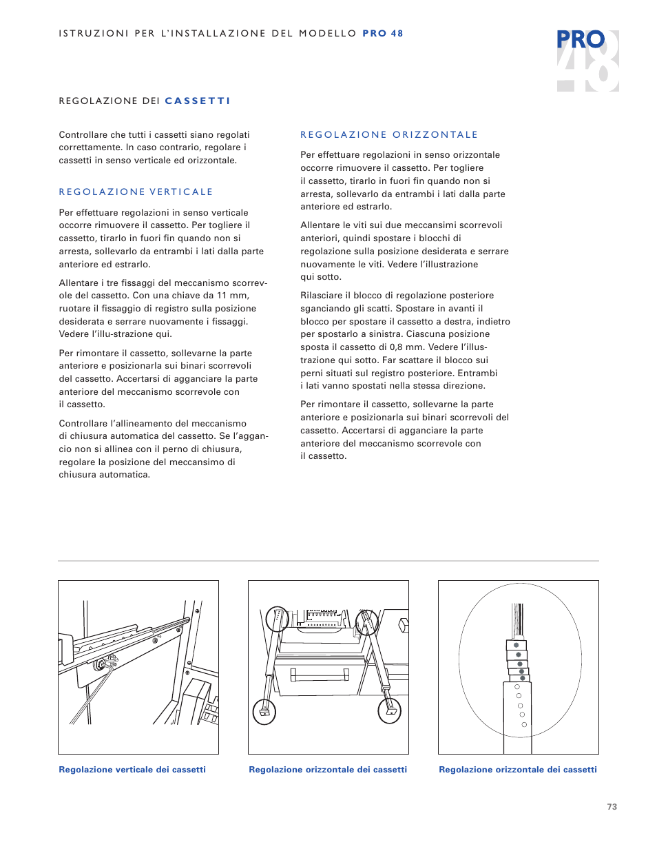 Sub-Zero PRO 48 User Manual | Page 73 / 76