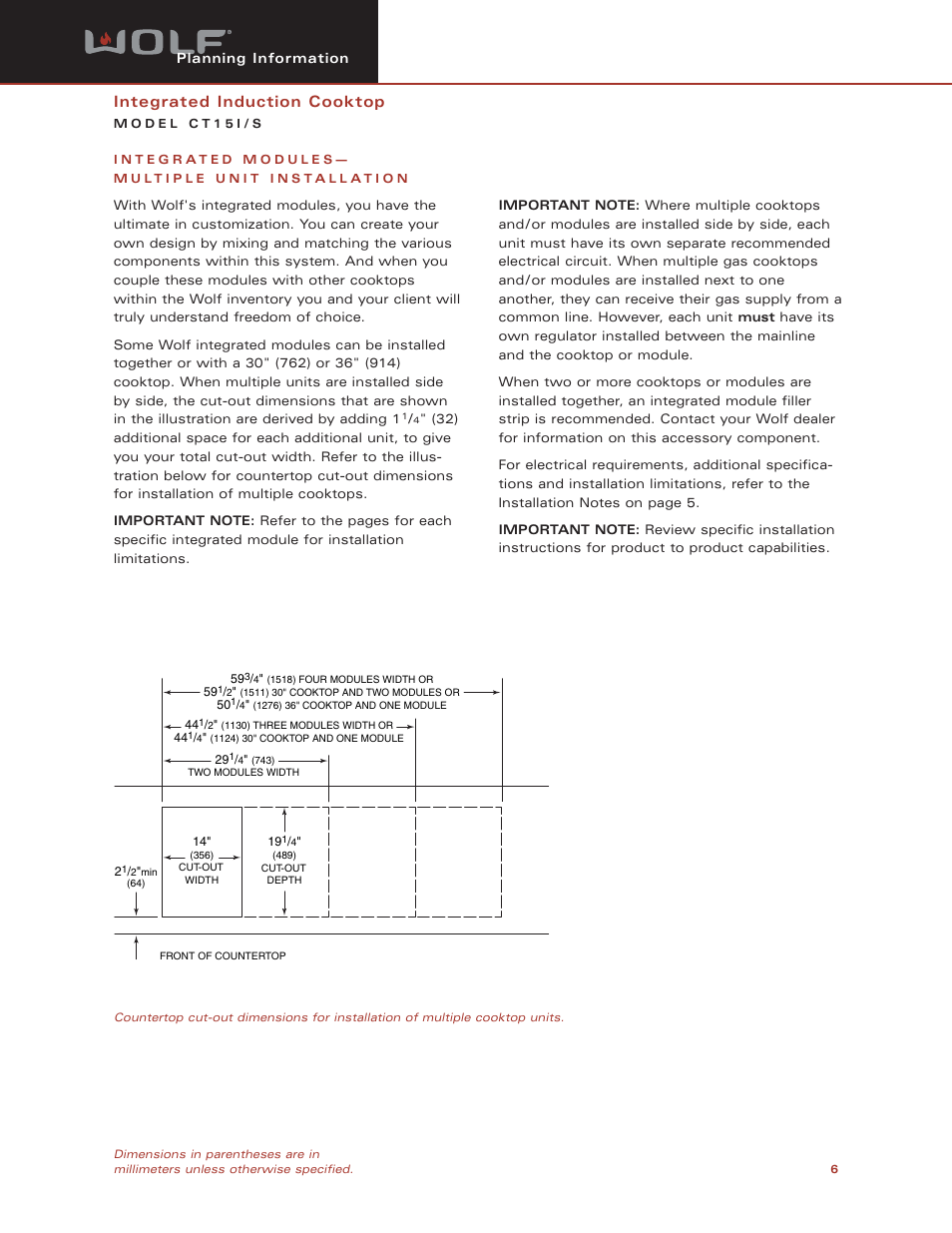 Sub-Zero CT15I/S User Manual | Page 6 / 6