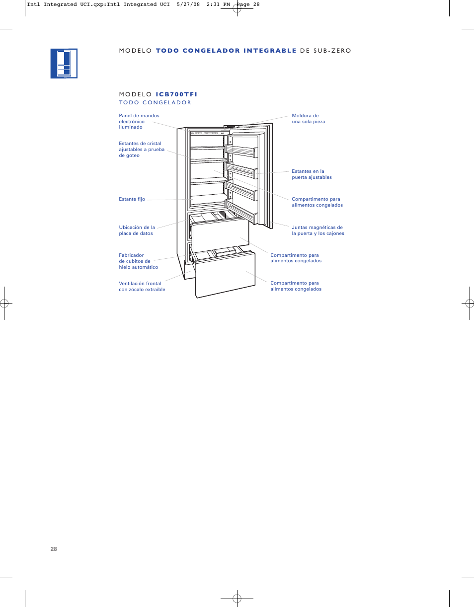 Sub-Zero ICB736TCI User Manual | Page 28 / 104