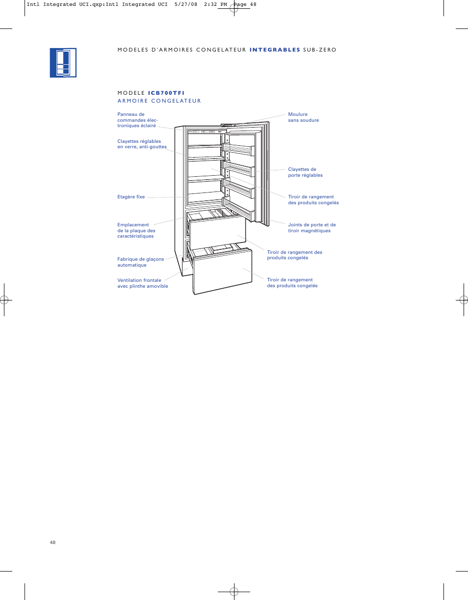 Sub-Zero ICB736TCI User Manual | Page 48 / 104