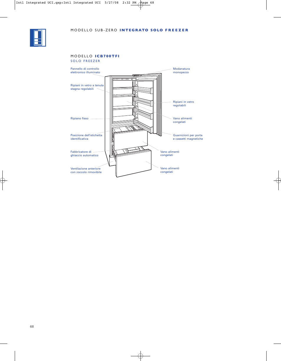 Sub-Zero ICB736TCI User Manual | Page 68 / 104