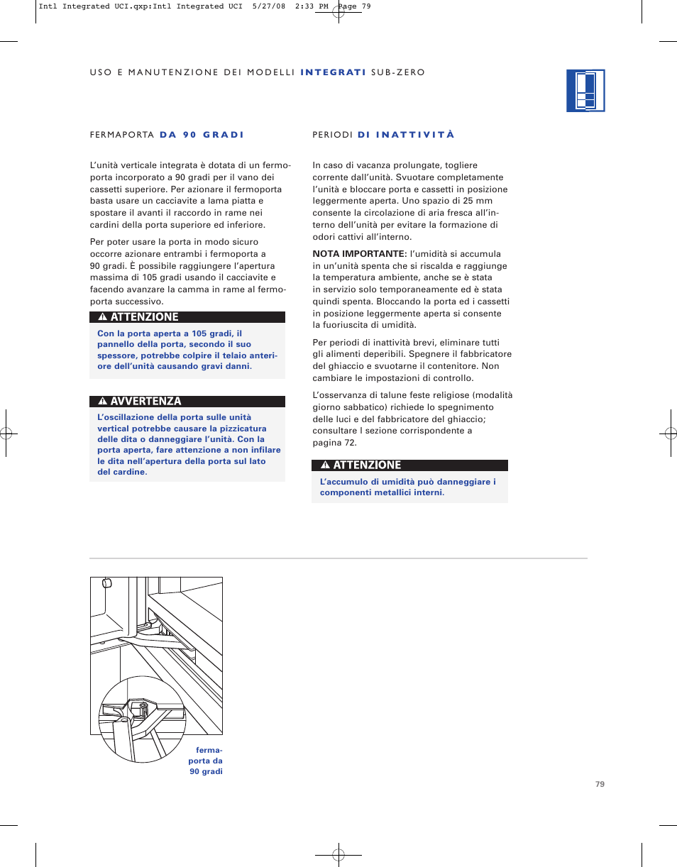 Sub-Zero ICB736TCI User Manual | Page 79 / 104