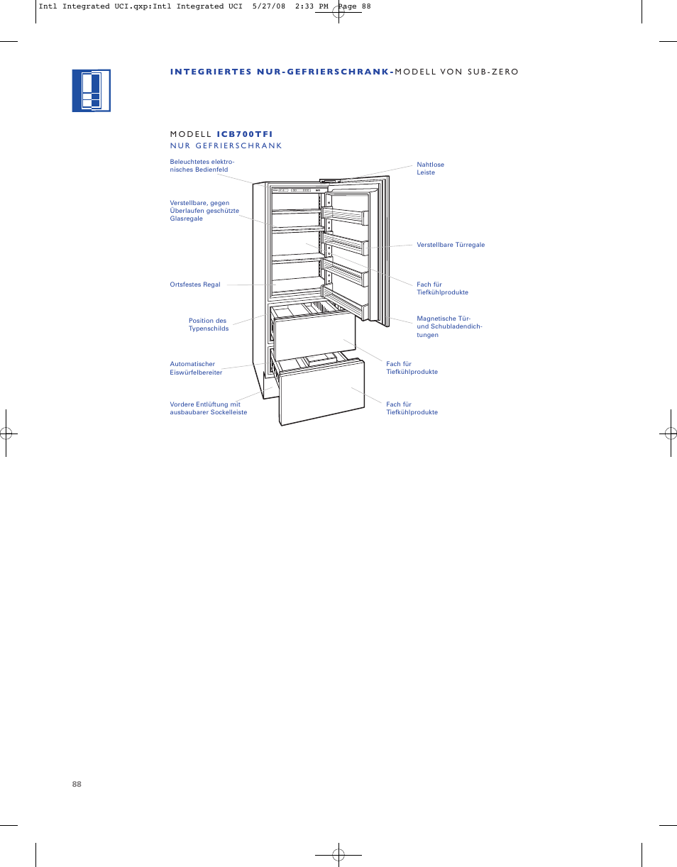 Sub-Zero ICB736TCI User Manual | Page 88 / 104