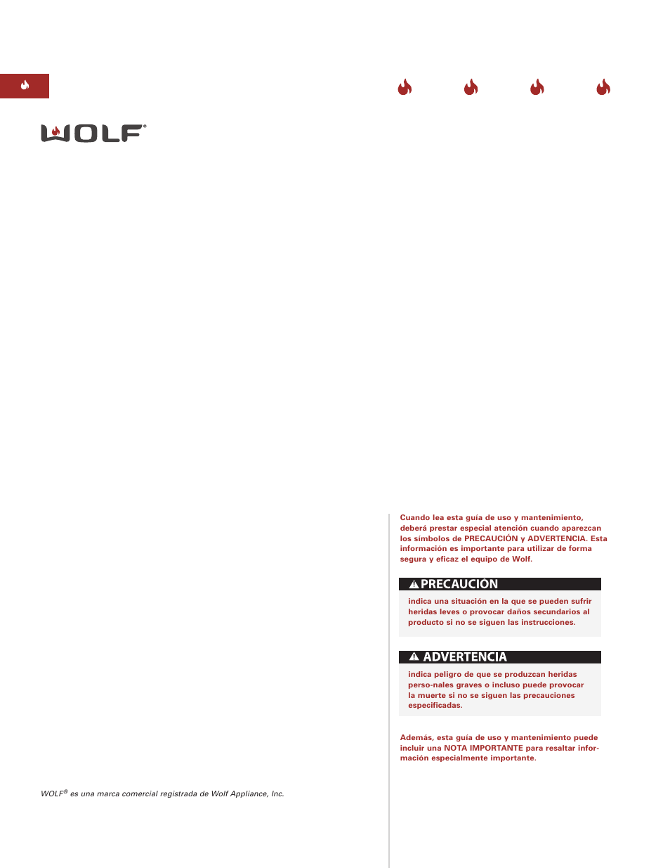 Precaución | Sub-Zero ICBCT15G User Manual | Page 22 / 94