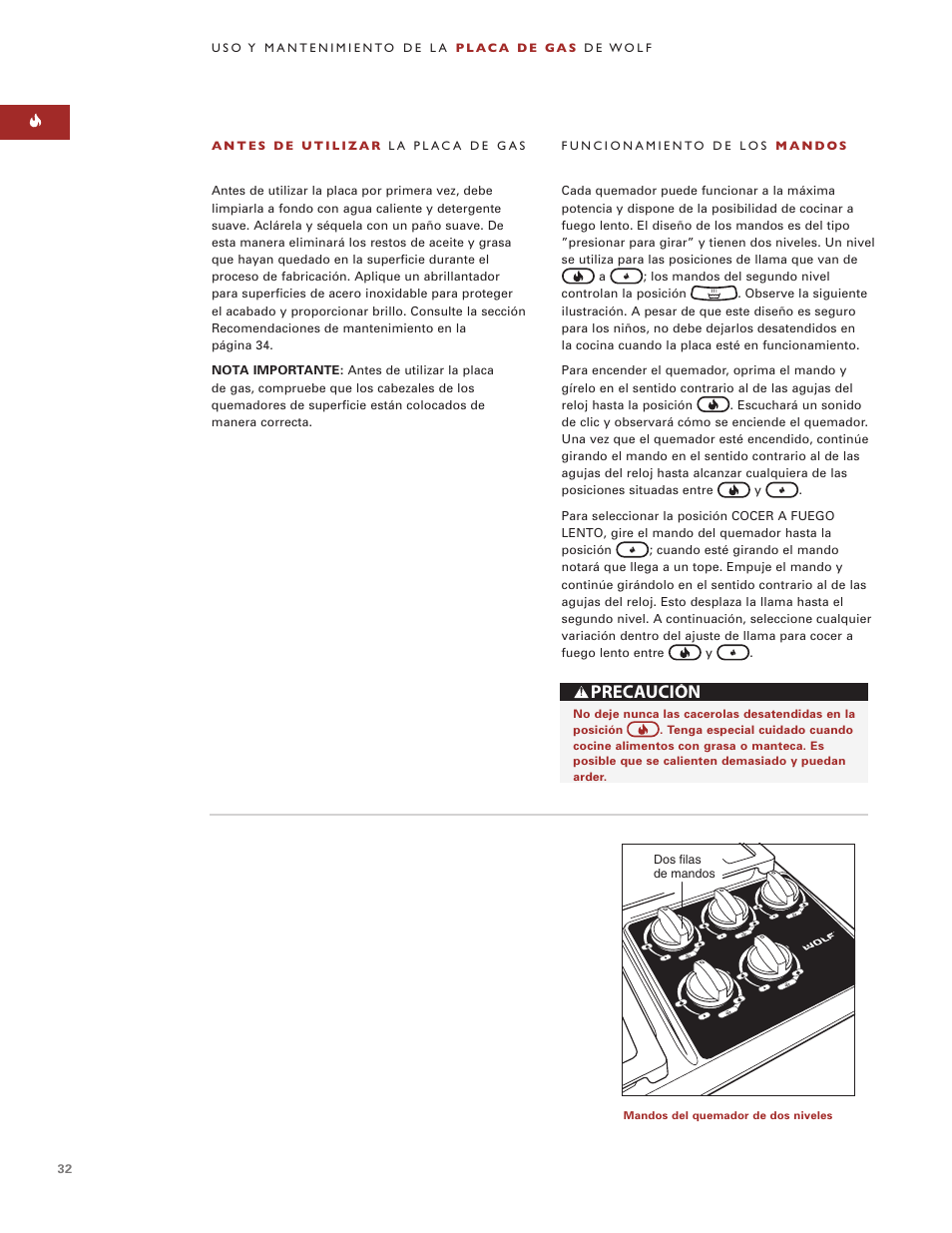 Precaución | Sub-Zero ICBCT15G User Manual | Page 32 / 94