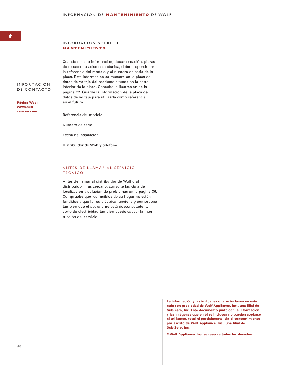 Sub-Zero ICBCT15G User Manual | Page 38 / 94