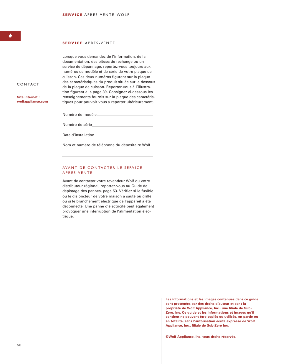 Sub-Zero ICBCT15G User Manual | Page 56 / 94