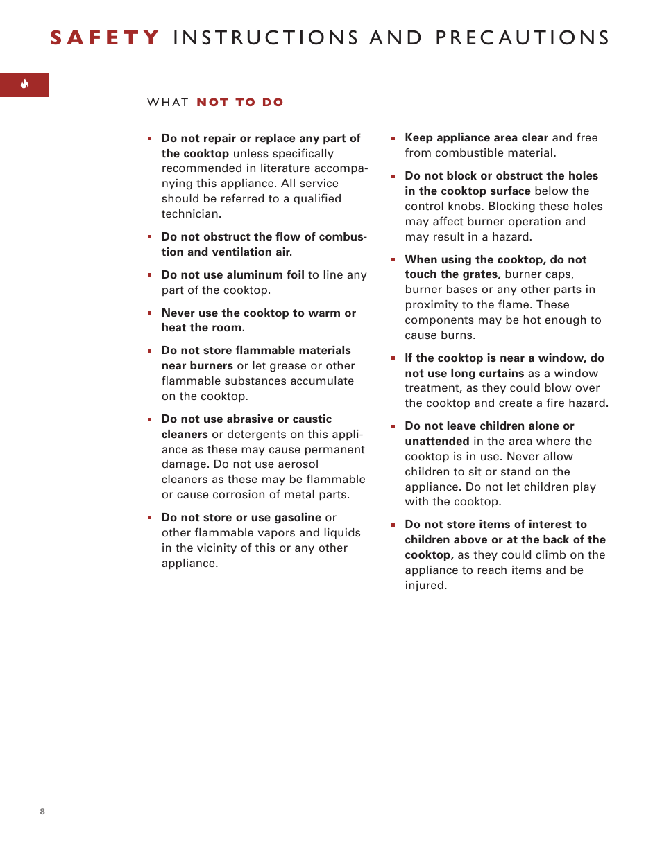 Sub-Zero ICBCT15G User Manual | Page 8 / 94