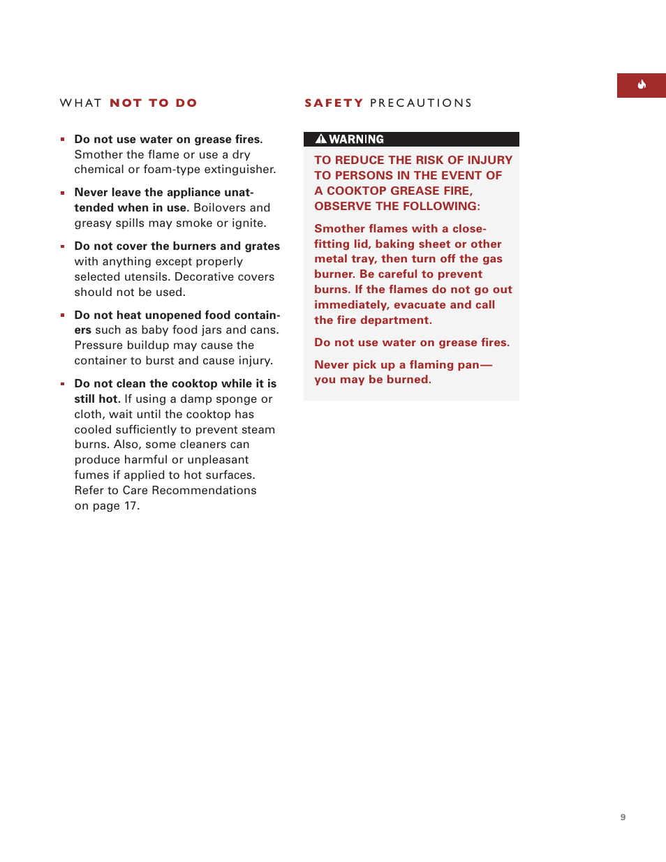 Sub-Zero ICBCT15G User Manual | Page 9 / 94