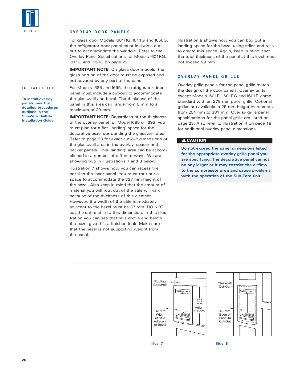Sub-Zero Sub-Zero User Manual | Page 20 / 72