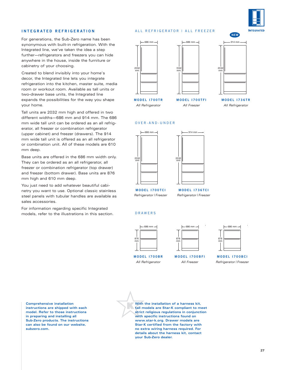 Sub-Zero Sub-Zero User Manual | Page 27 / 72
