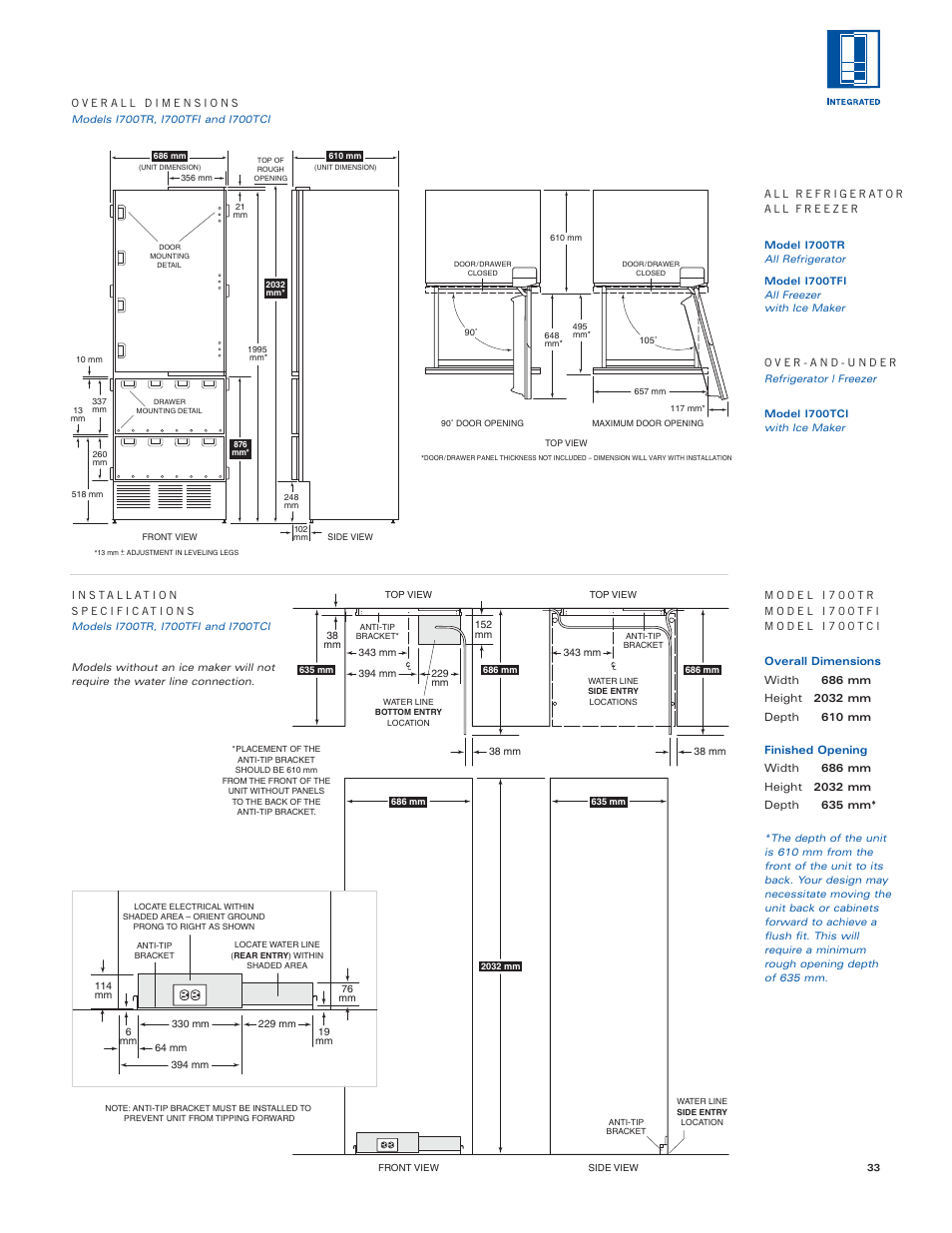 Sub-Zero Sub-Zero User Manual | Page 33 / 72
