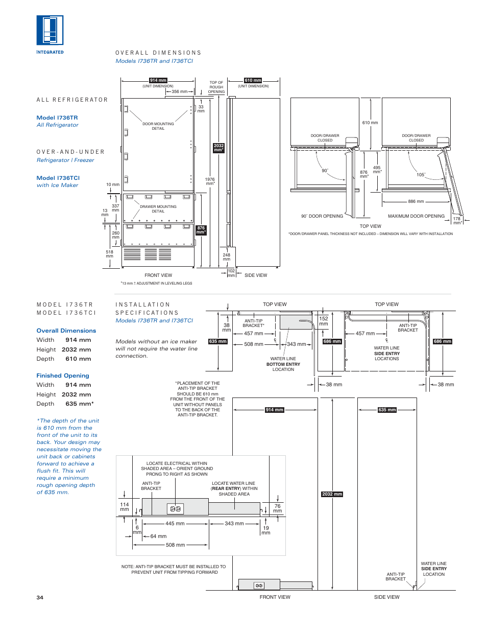 Sub-Zero Sub-Zero User Manual | Page 34 / 72