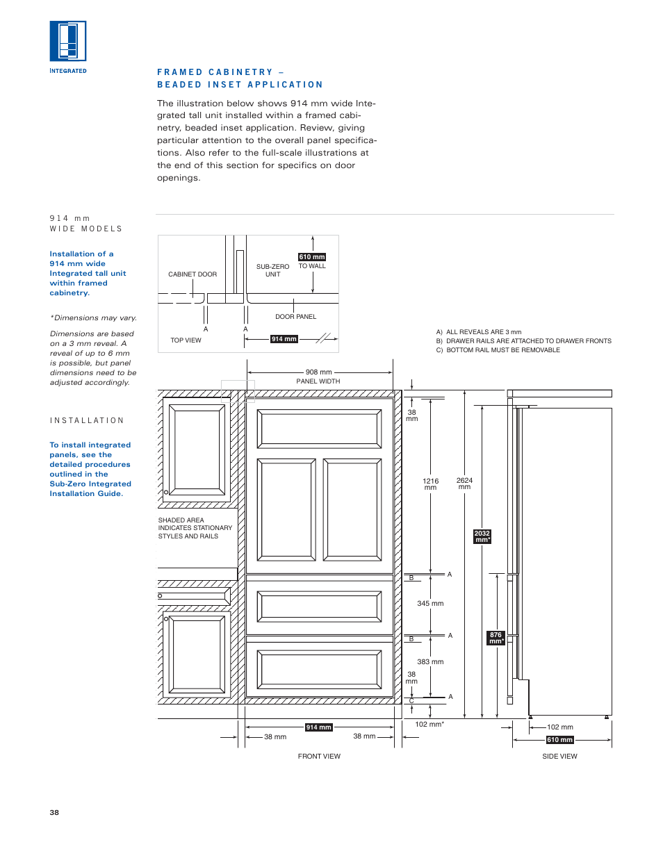 Sub-Zero Sub-Zero User Manual | Page 38 / 72