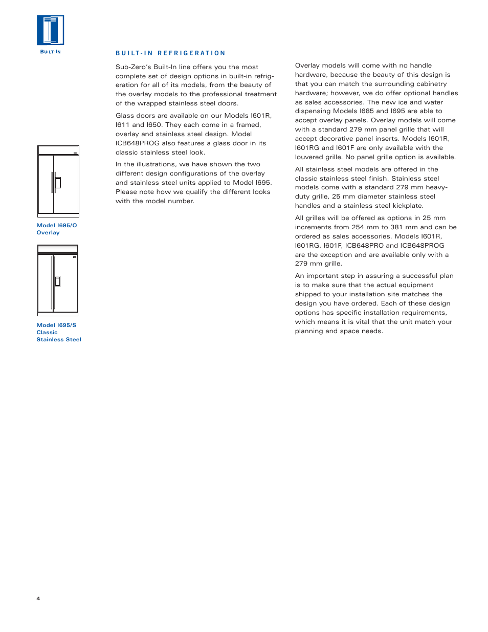 Sub-Zero Sub-Zero User Manual | Page 4 / 72