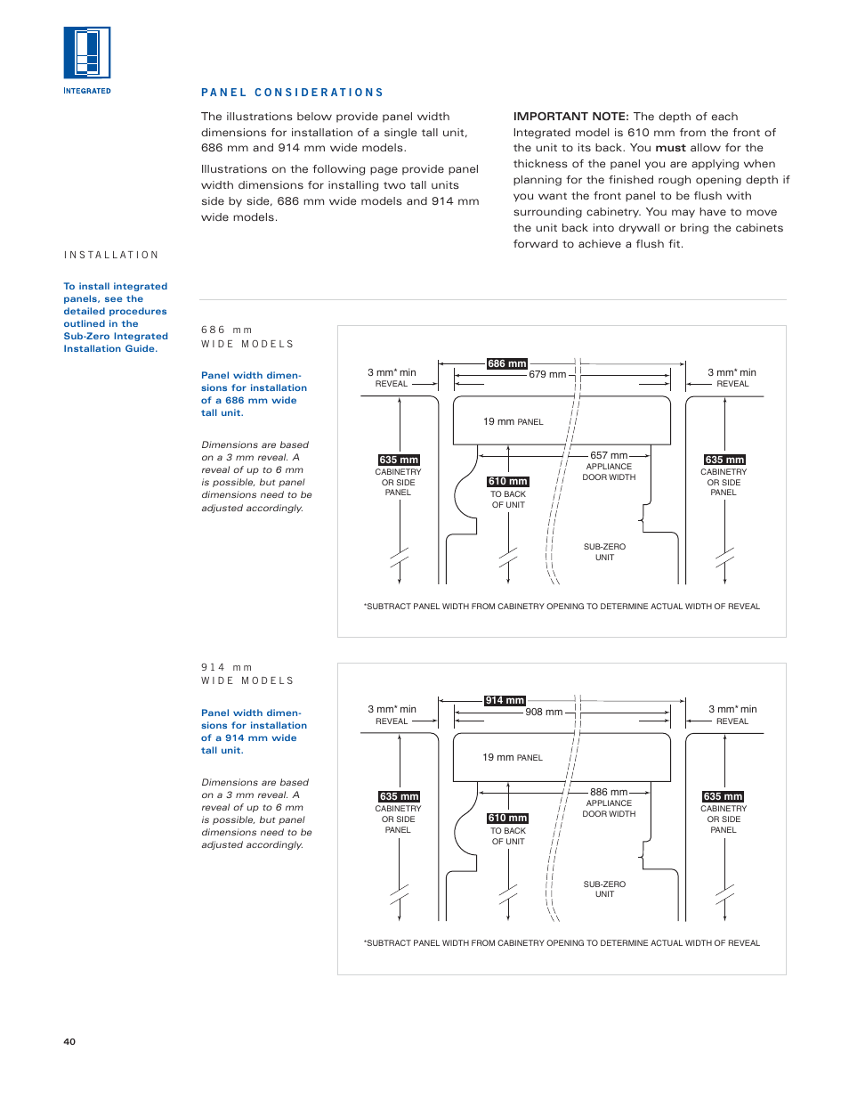 Sub-Zero Sub-Zero User Manual | Page 40 / 72