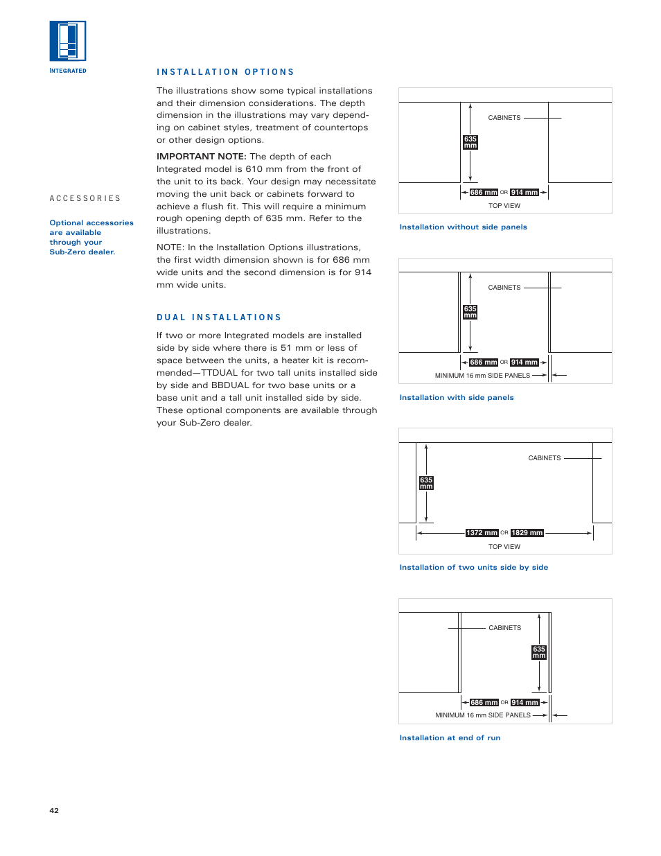 Sub-Zero Sub-Zero User Manual | Page 42 / 72