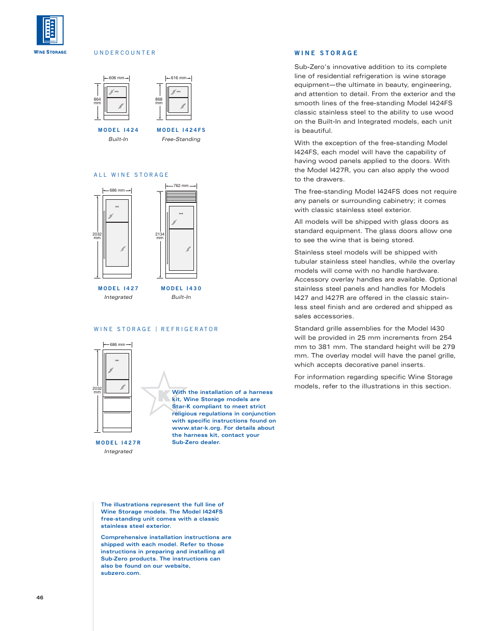 Sub-Zero Sub-Zero User Manual | Page 46 / 72