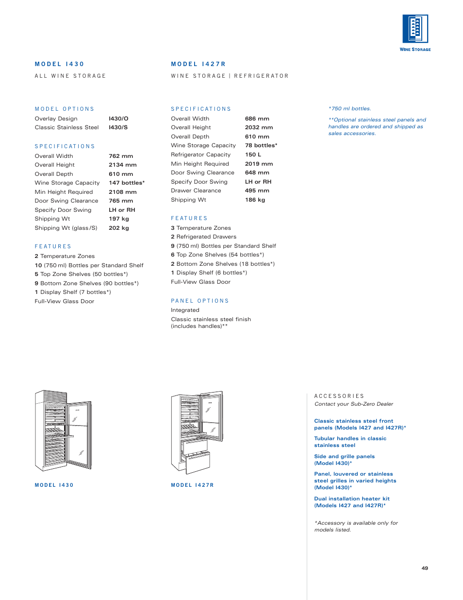 Sub-Zero Sub-Zero User Manual | Page 49 / 72