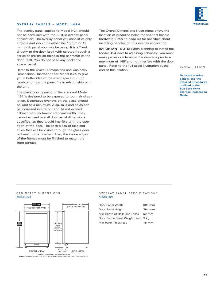 Sub-Zero Sub-Zero User Manual | Page 55 / 72