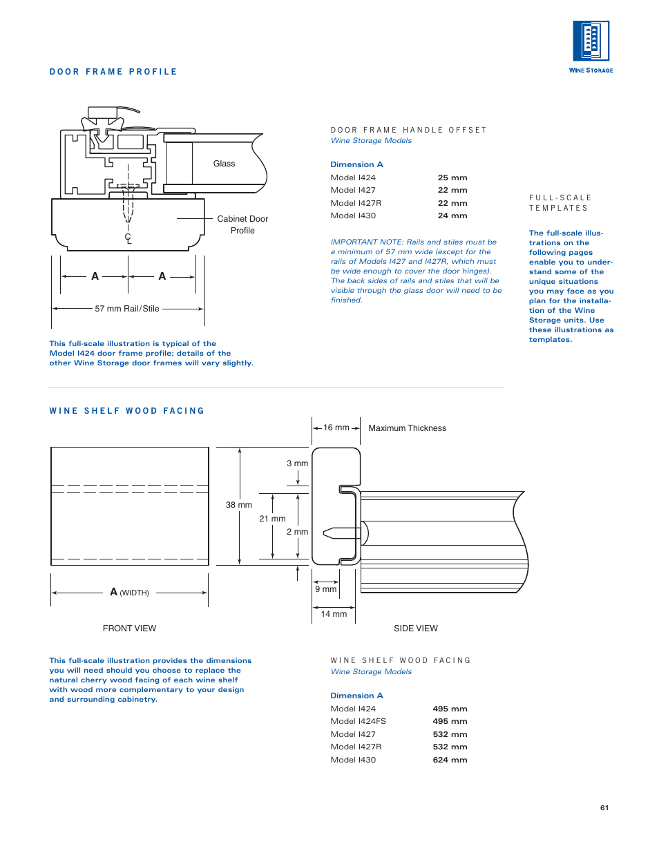 Sub-Zero Sub-Zero User Manual | Page 61 / 72