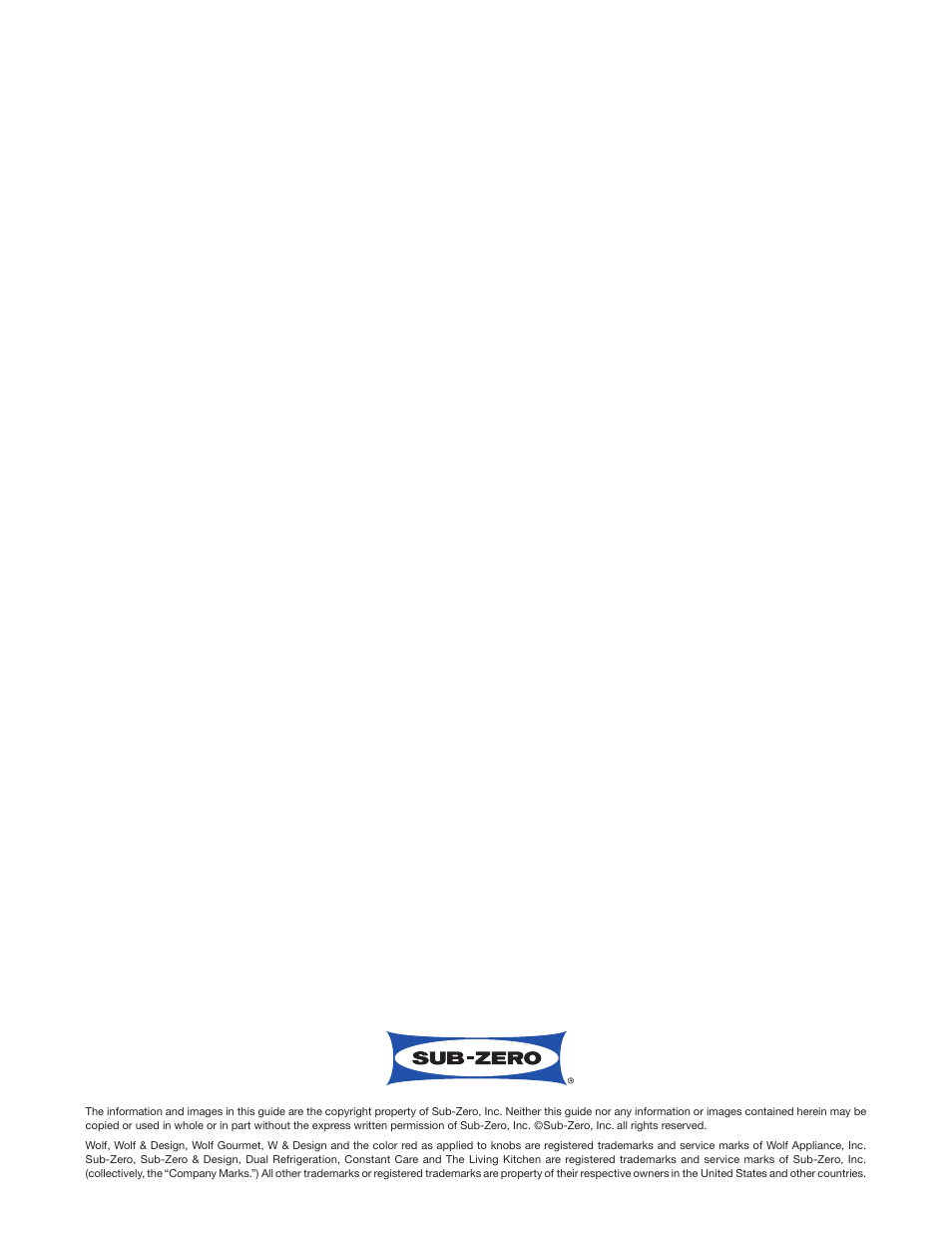 Sub-Zero Undercounter Refrigeration UC-24CI4 User Manual | Page 15 / 16