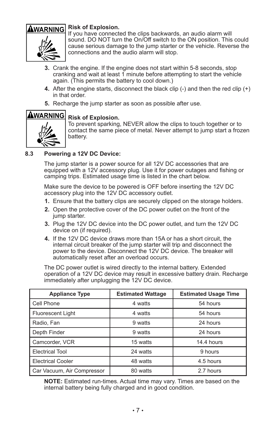 Schumacher 71987 5SEARS User Manual | Page 10 / 13