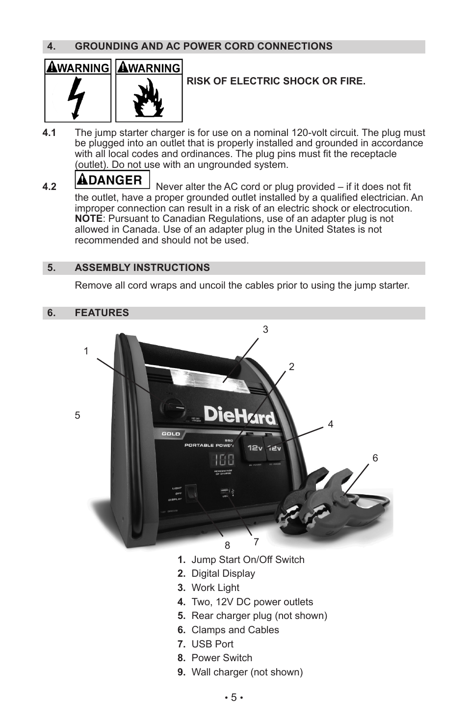 Schumacher 71987 5SEARS User Manual | Page 8 / 13