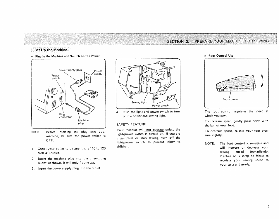 Set up the machine | Sears 385.1884180 User Manual | Page 7 / 75