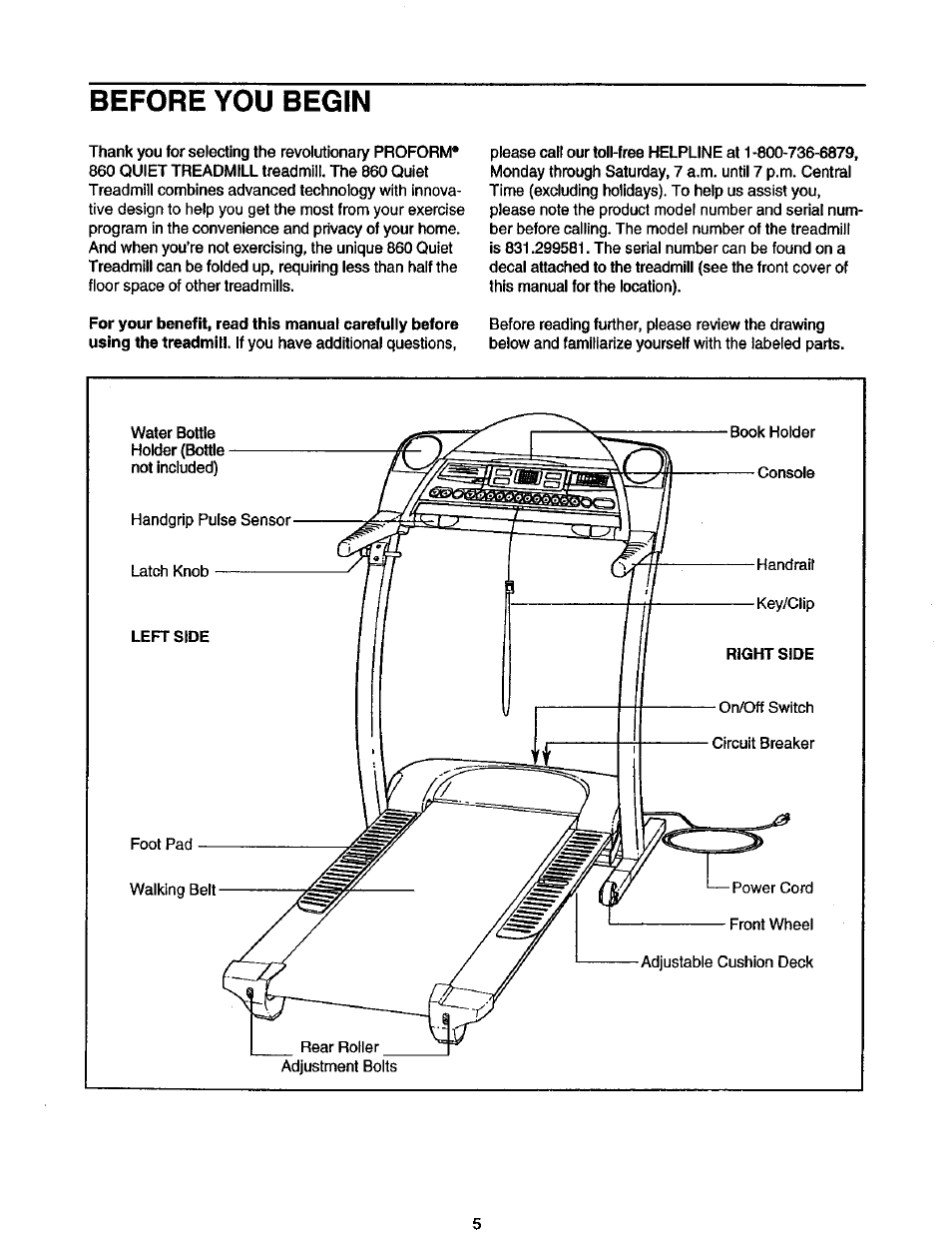 Before you begin | Sears 831.299581 User Manual | Page 5 / 27