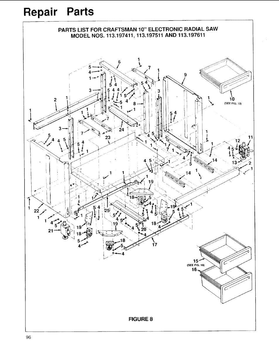Sears 113.197611 User Manual | Page 96 / 104