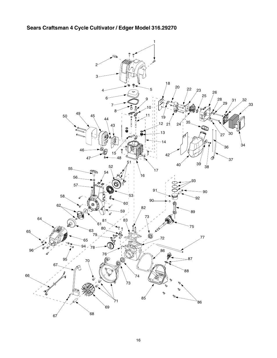 Sears 316.2927 User Manual | Page 16 / 36